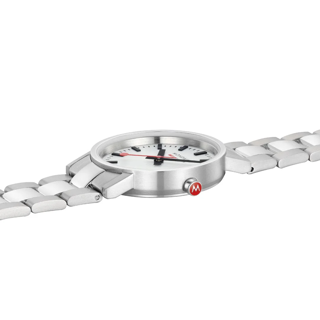 Classic, Brushed Steel, 30 mm, Stainless Steel Watch - Image 4