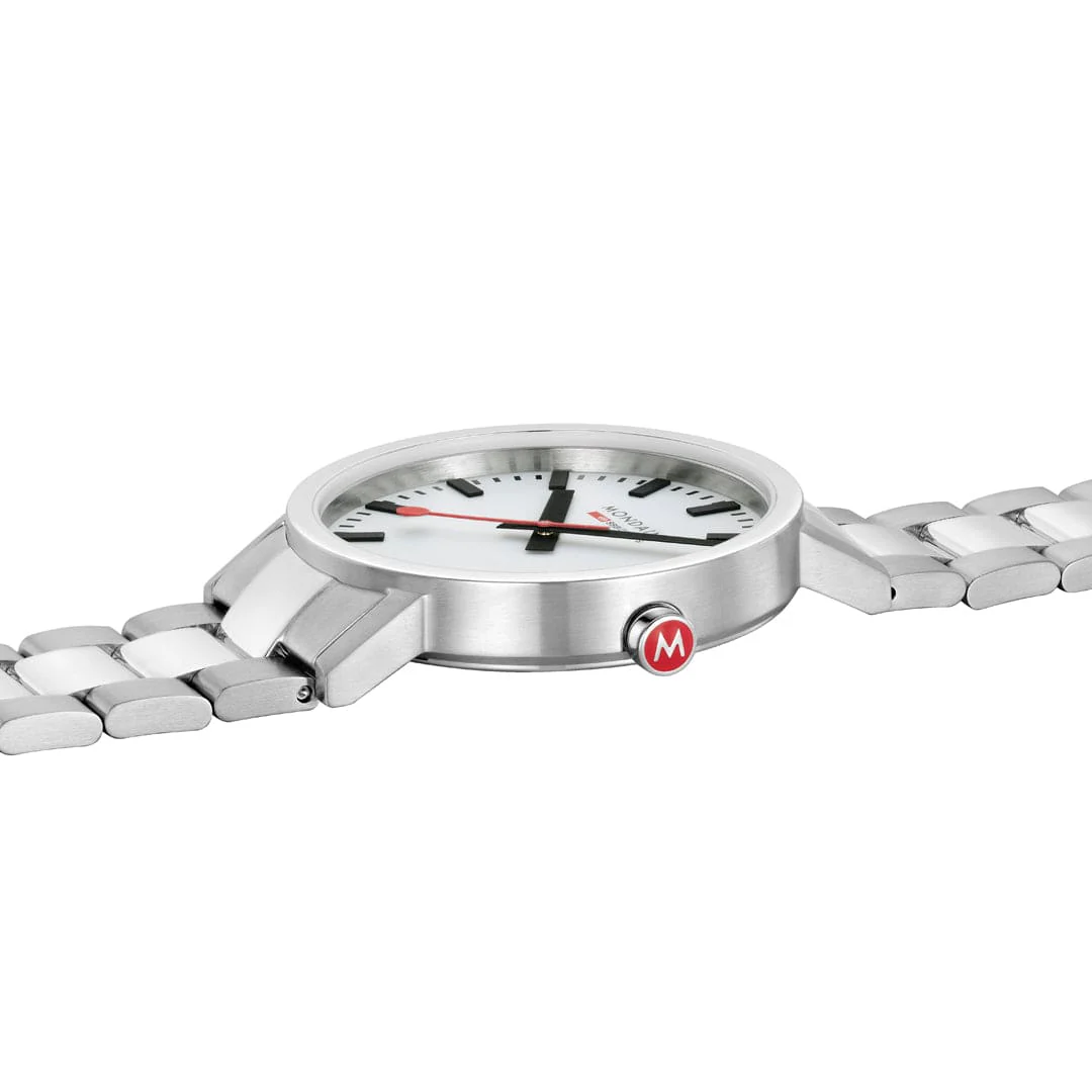 Classic, Brushed Steel, 40 mm, Stainless Steel Watch - Image 4