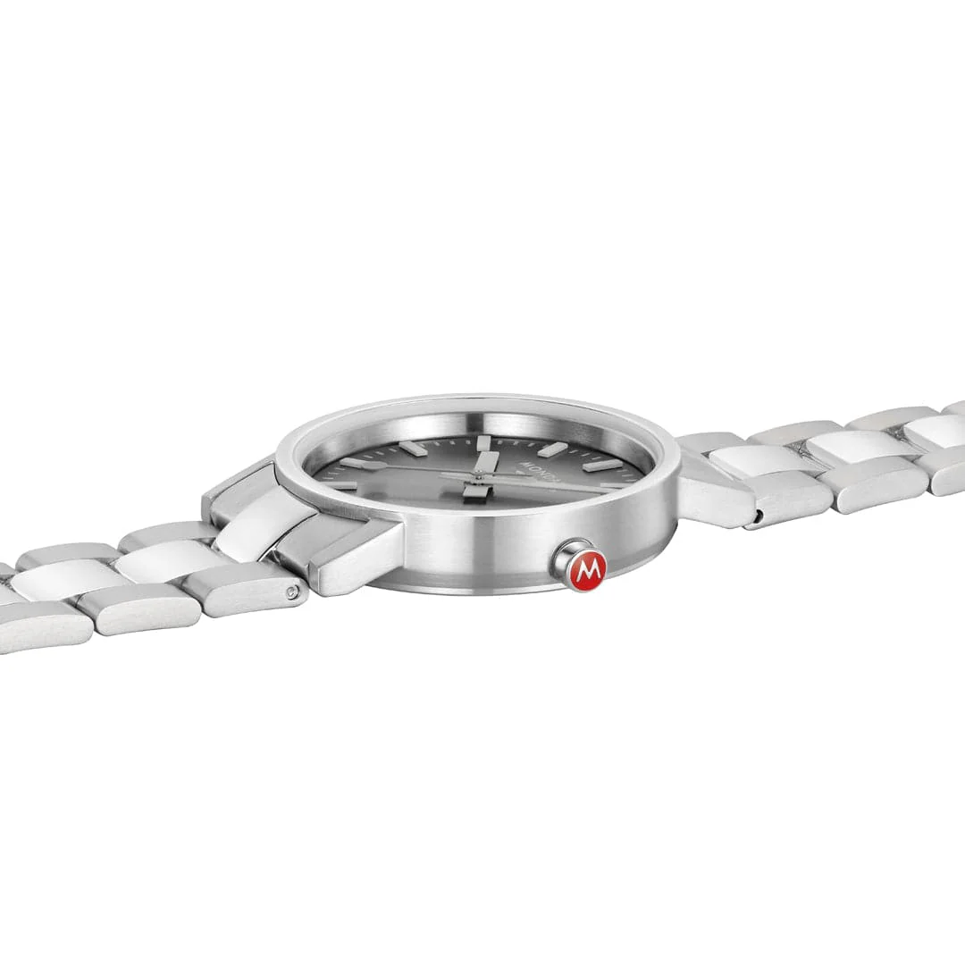 Classic, Brushed Steel, 30 mm, Stainless Steel Watch - Image 4