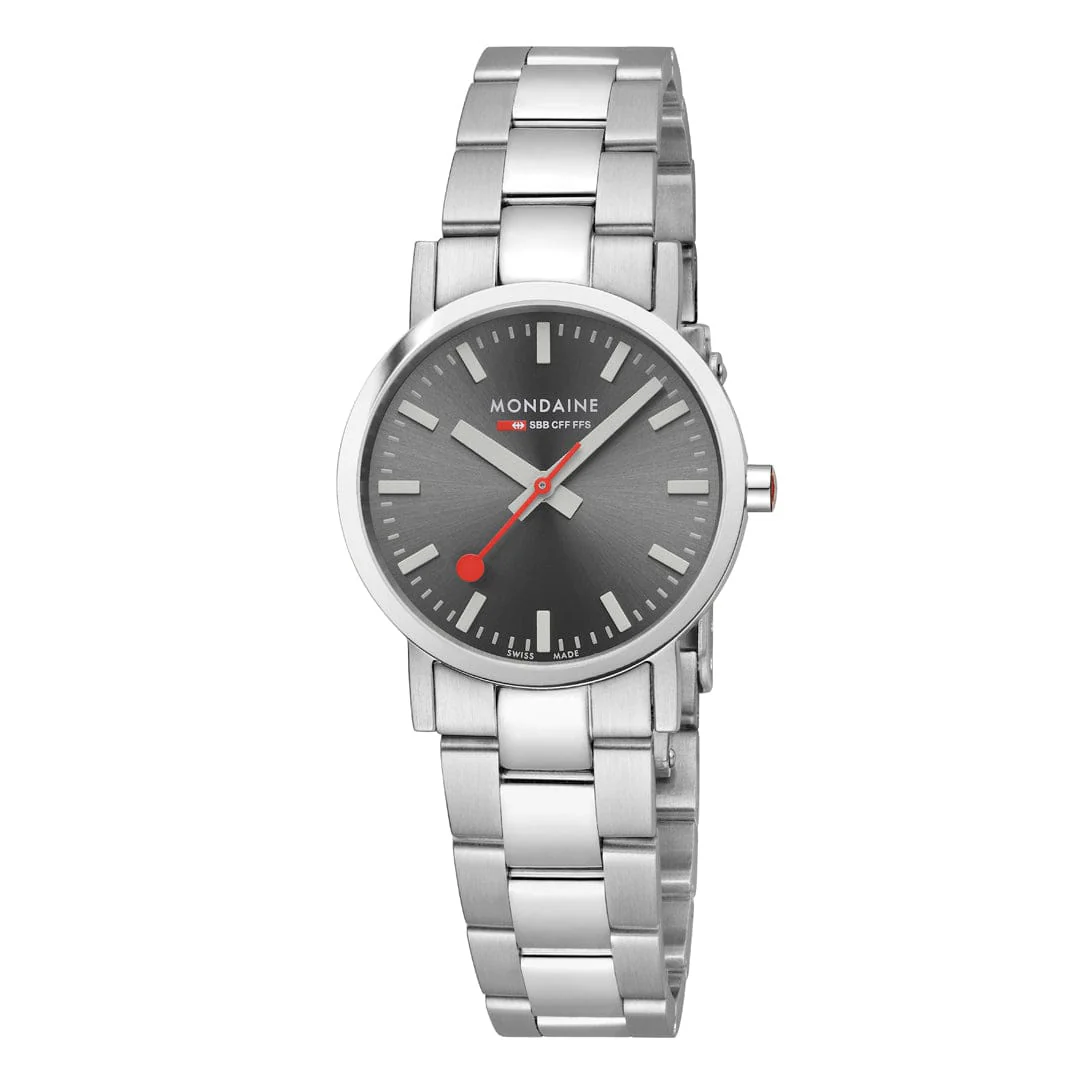 Classic, Brushed Steel, 30 mm, Stainless Steel Watch - Image 5