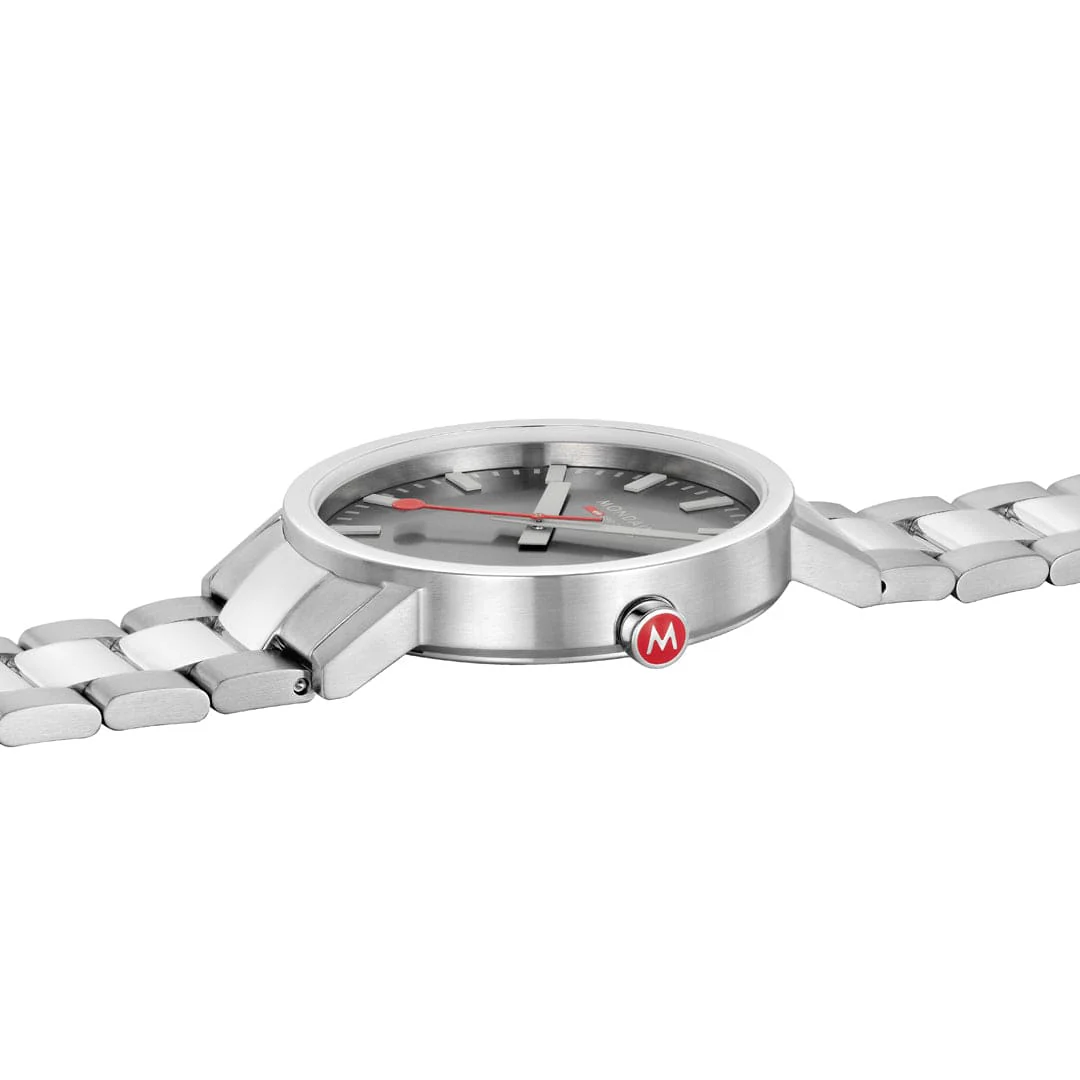 Classic, Brushed Steel, 40 mm, Stainless Steel Watch - Image 4