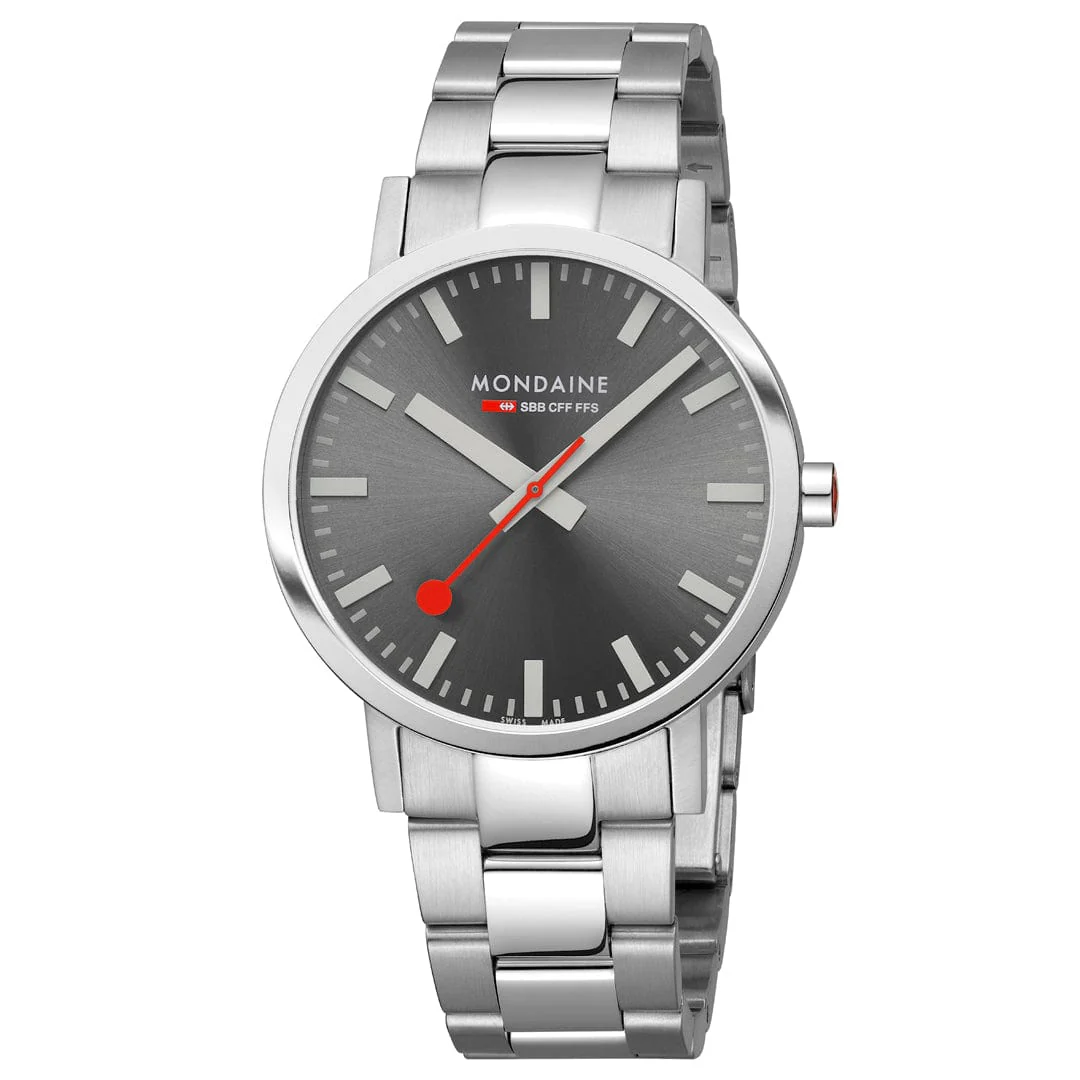 Classic, Brushed Steel, 40 mm, Stainless Steel Watch - Image 5