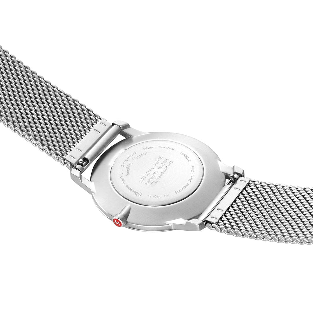 Simply Elegant, Brushed Steel, 40 mm, Stainless Steel - Image 4