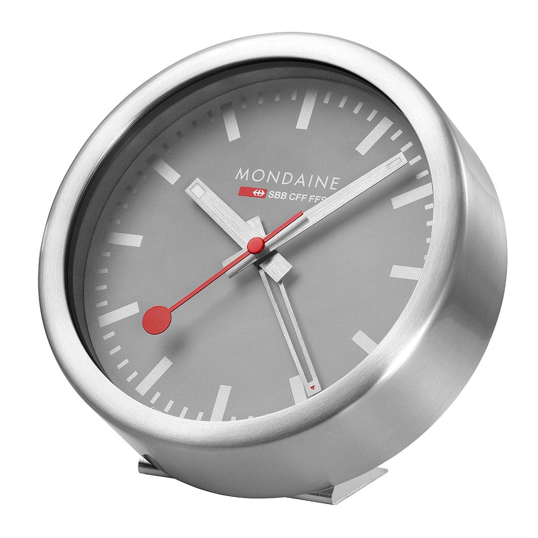 Table clock, 125 mm, Good Gray - Image 3