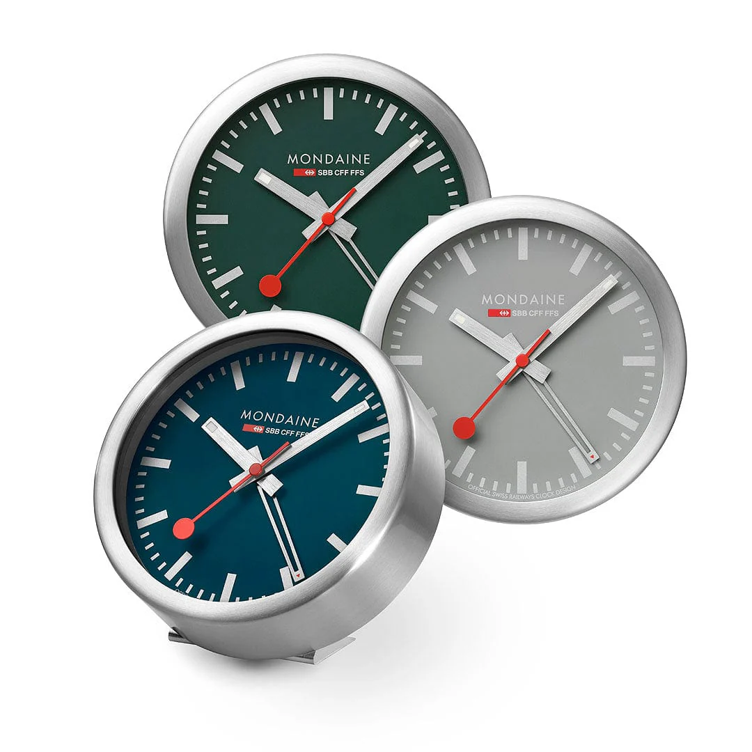 Table clock, 125 mm, Good Gray - Image 4
