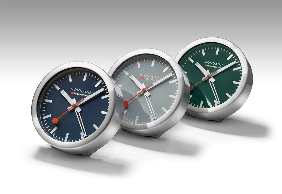 Table clock, 125 mm, Good Gray - Image 6