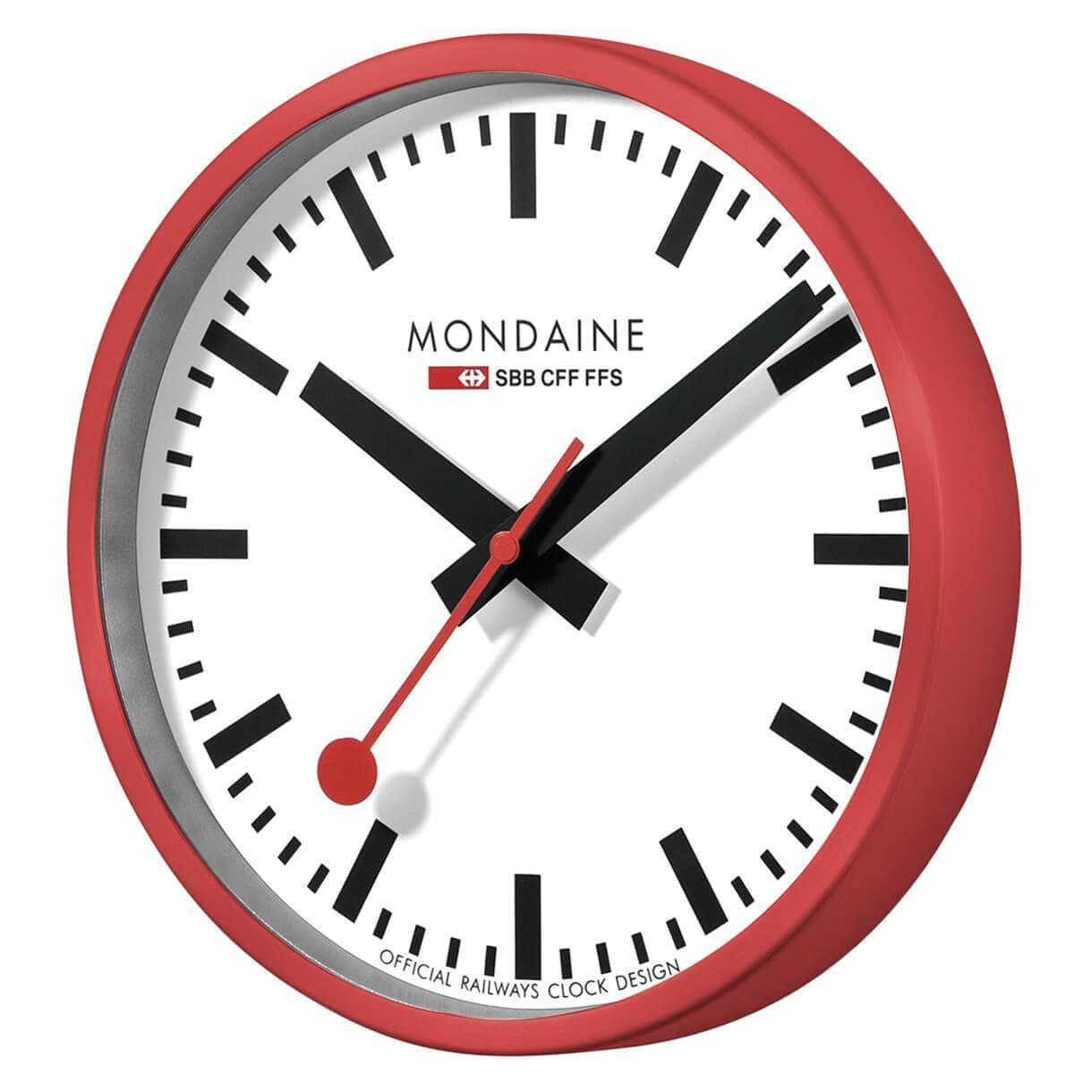 Wall clock, 25cm, Red Wall Clock - Image 3