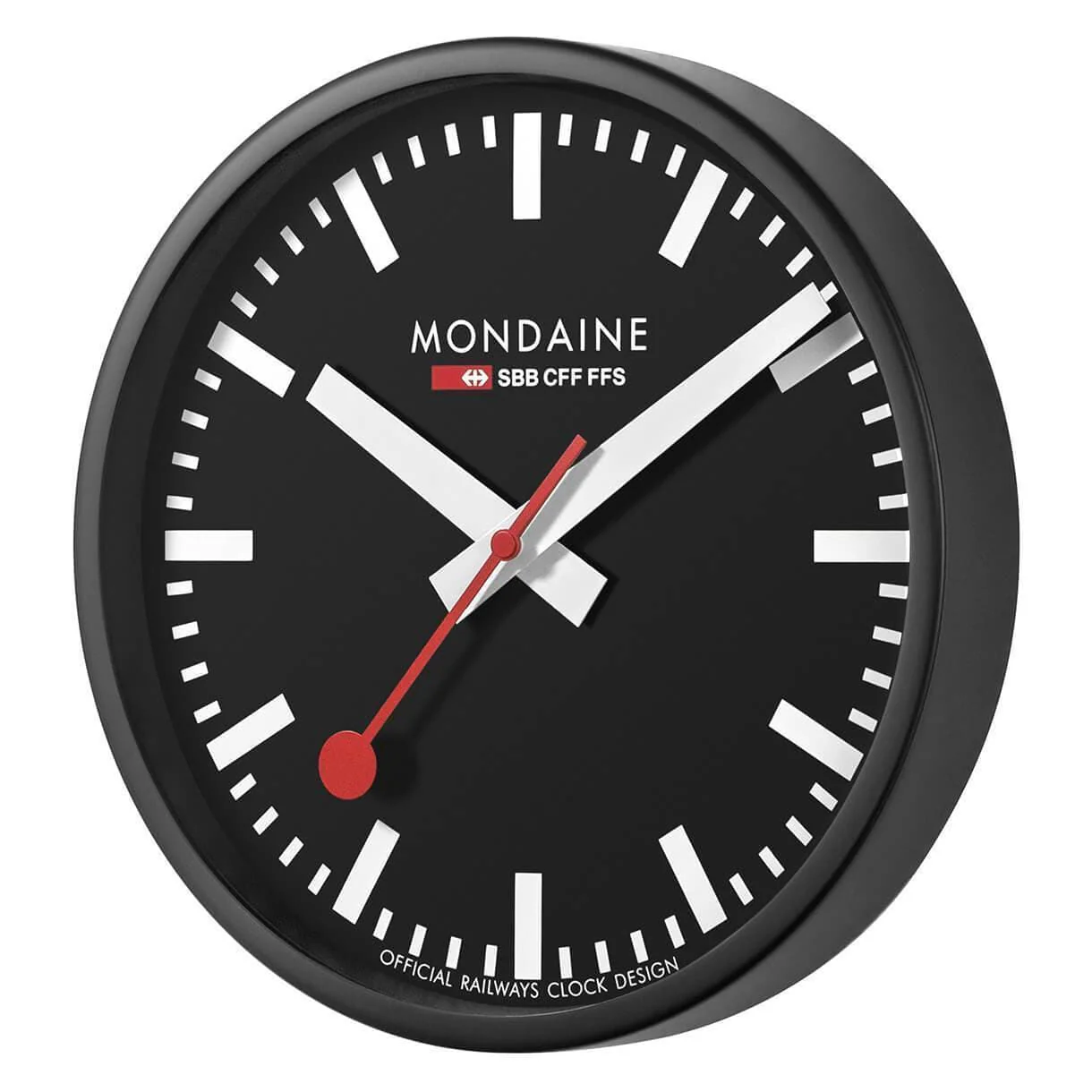 Wall clock, 25cm, Black Wall Clock - Image 3