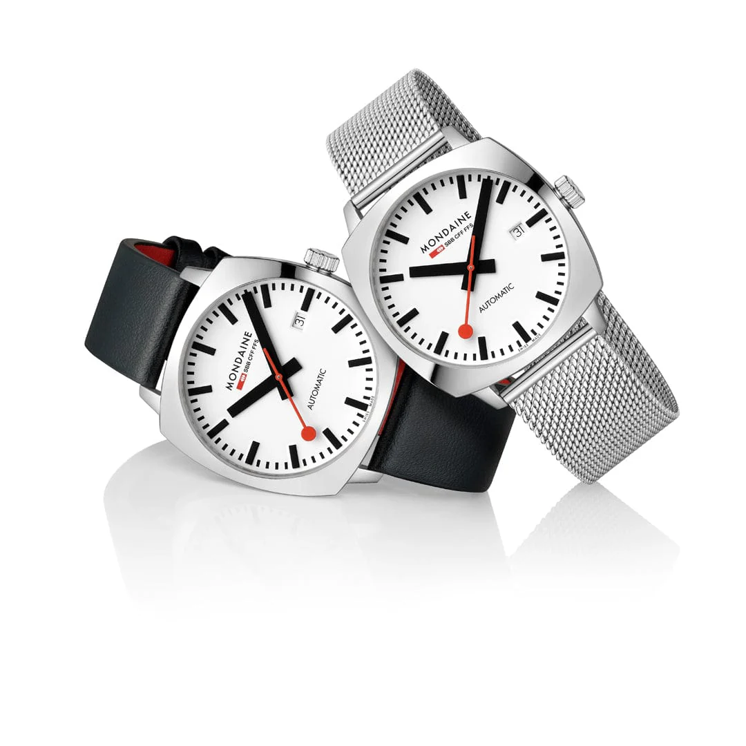 Cushion Automatic, 39mm, Black Vegan Leather - Image 13