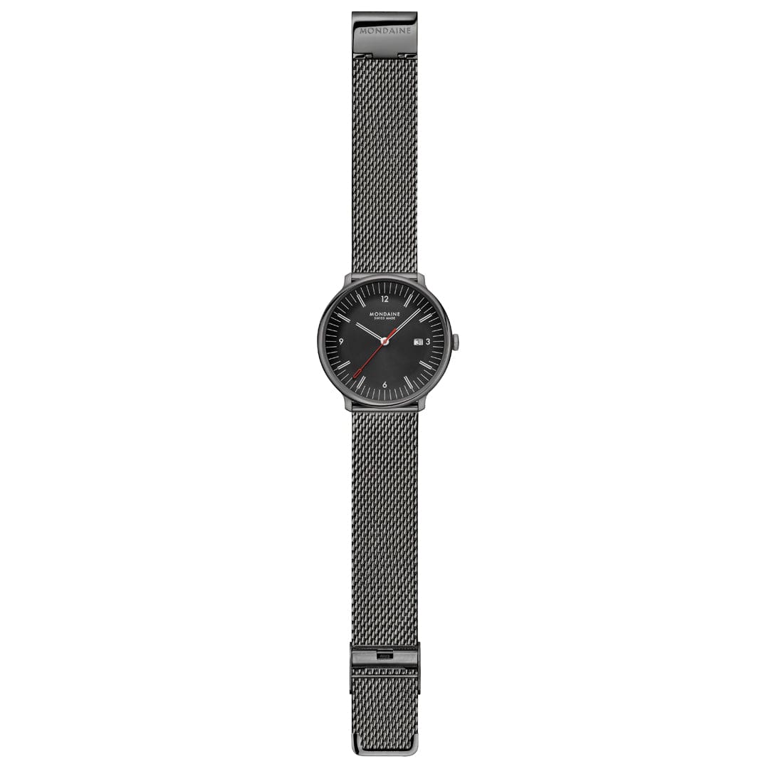 Doppio, Polished IP Gun Steel, 41 mm, Stainless Steel - Image 11