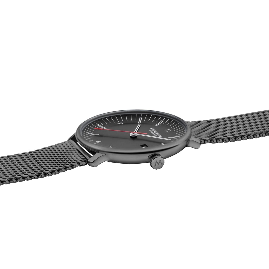 Doppio, Polished IP Gun Steel, 41 mm, Stainless Steel - Image 7