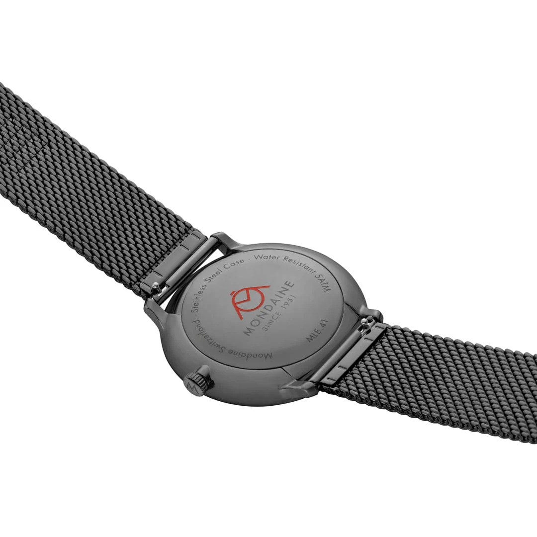 Doppio, Polished IP Gun Steel, 41 mm, Stainless Steel - Image 8