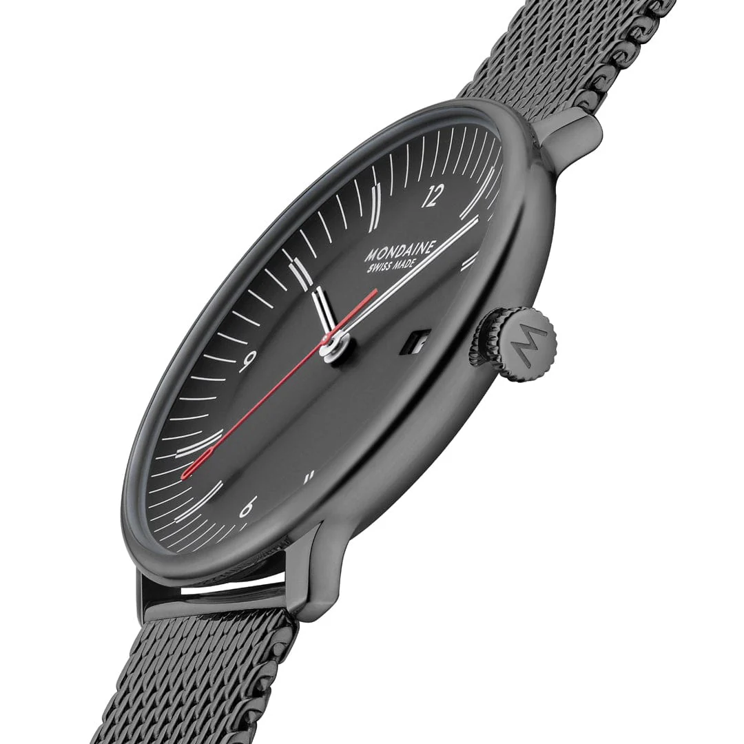 Doppio, Polished IP Gun Steel, 41 mm, Stainless Steel - Image 9