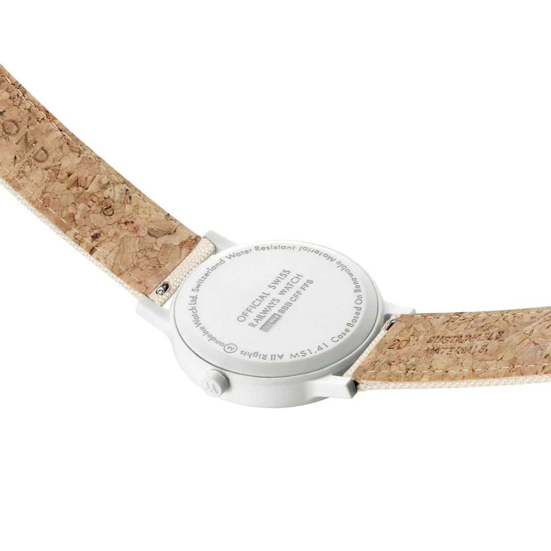 Essence Solar, 41 mm, White Watch - Image 5