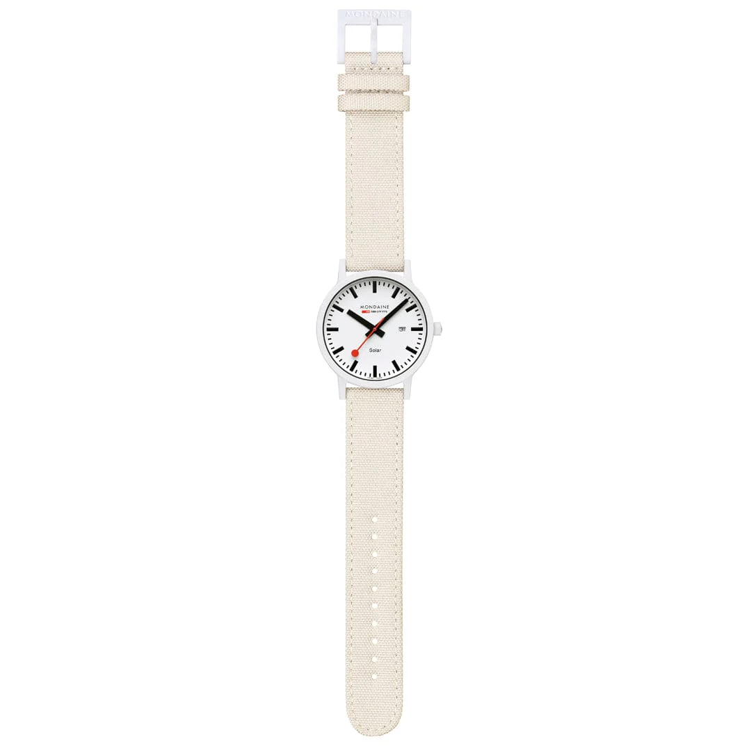 Essence Solar, 41 mm, White Watch - Image 7