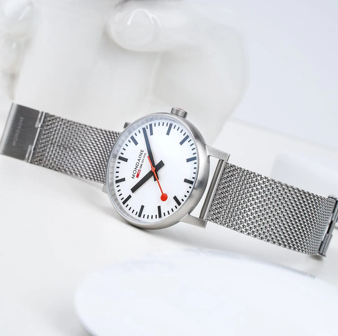 Evo2, Polished Steel, 43 mm, Stainless Steel - Image 4