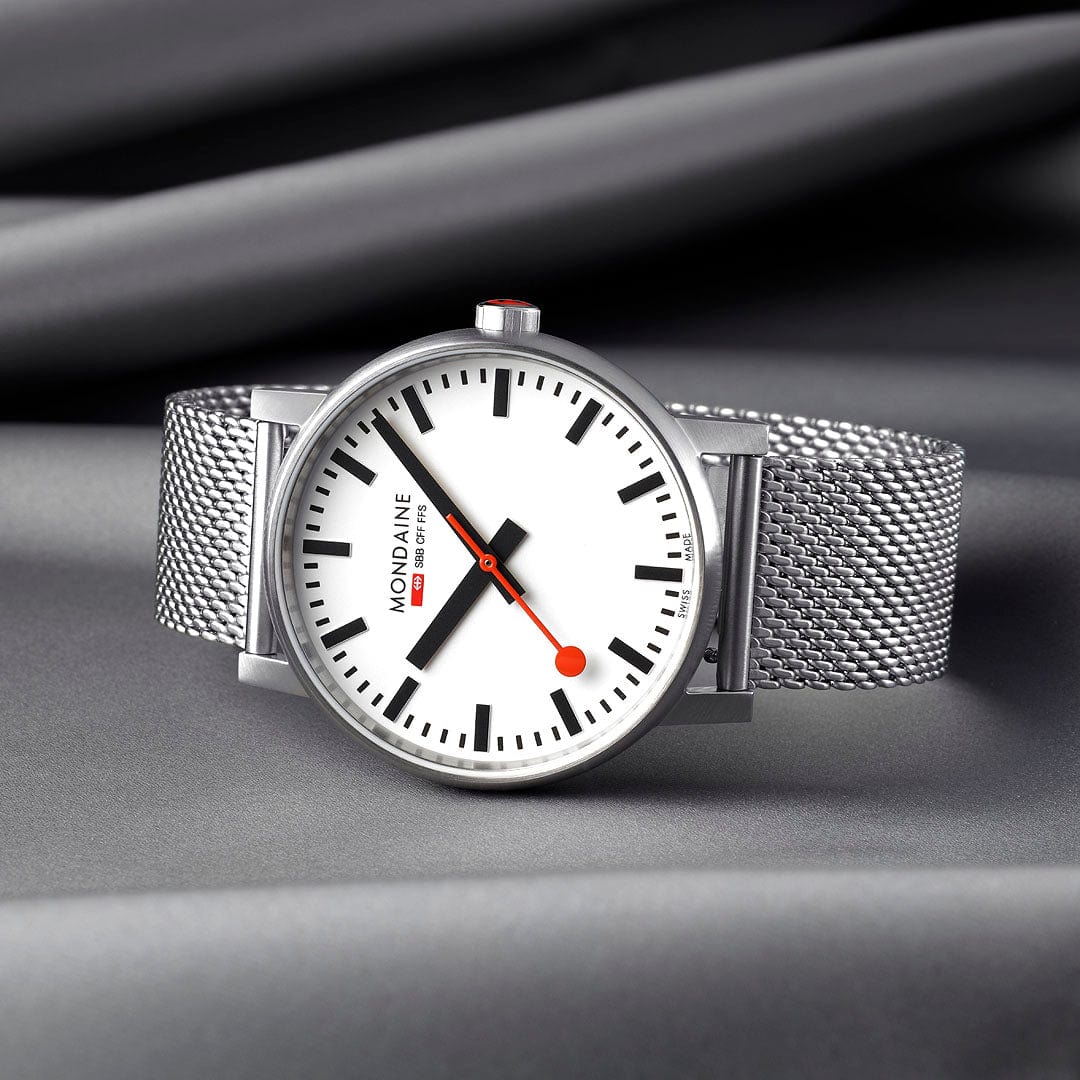 Evo2, Polished Steel, 43 mm, Stainless Steel - Image 5