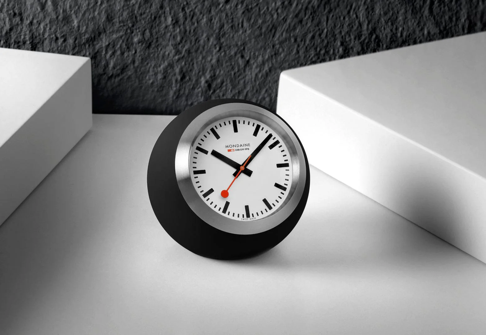 Globe Clock, 60 mm, Black - Image 5