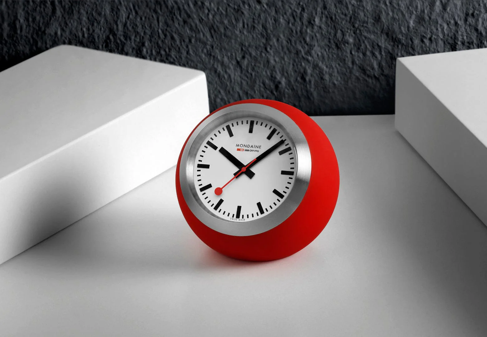 Globe Clock, 60 mm, Red - Image 5