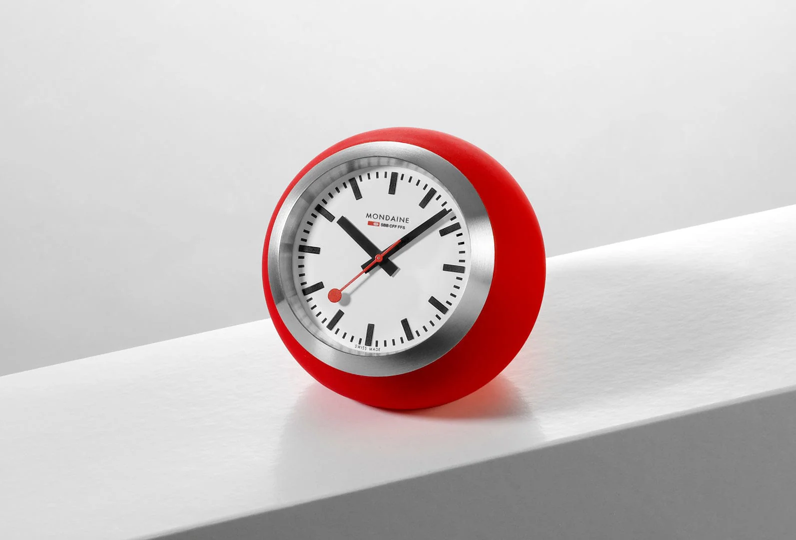 Globe Clock, 60 mm, Red - Image 6