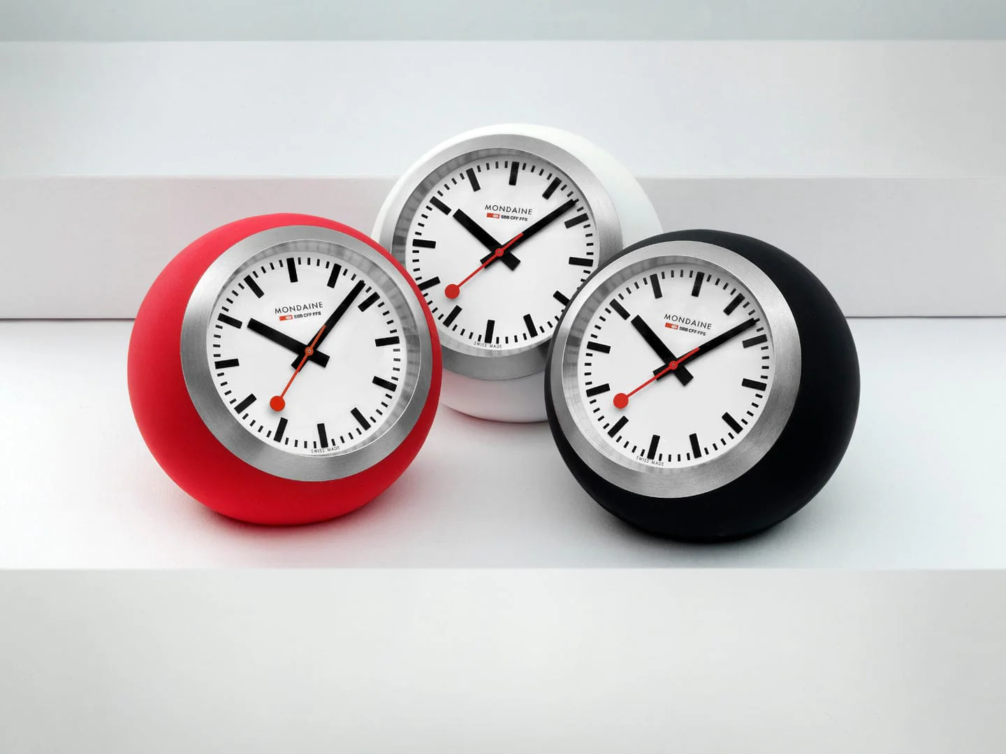 Globe Clock, 60 mm, Red - Image 8