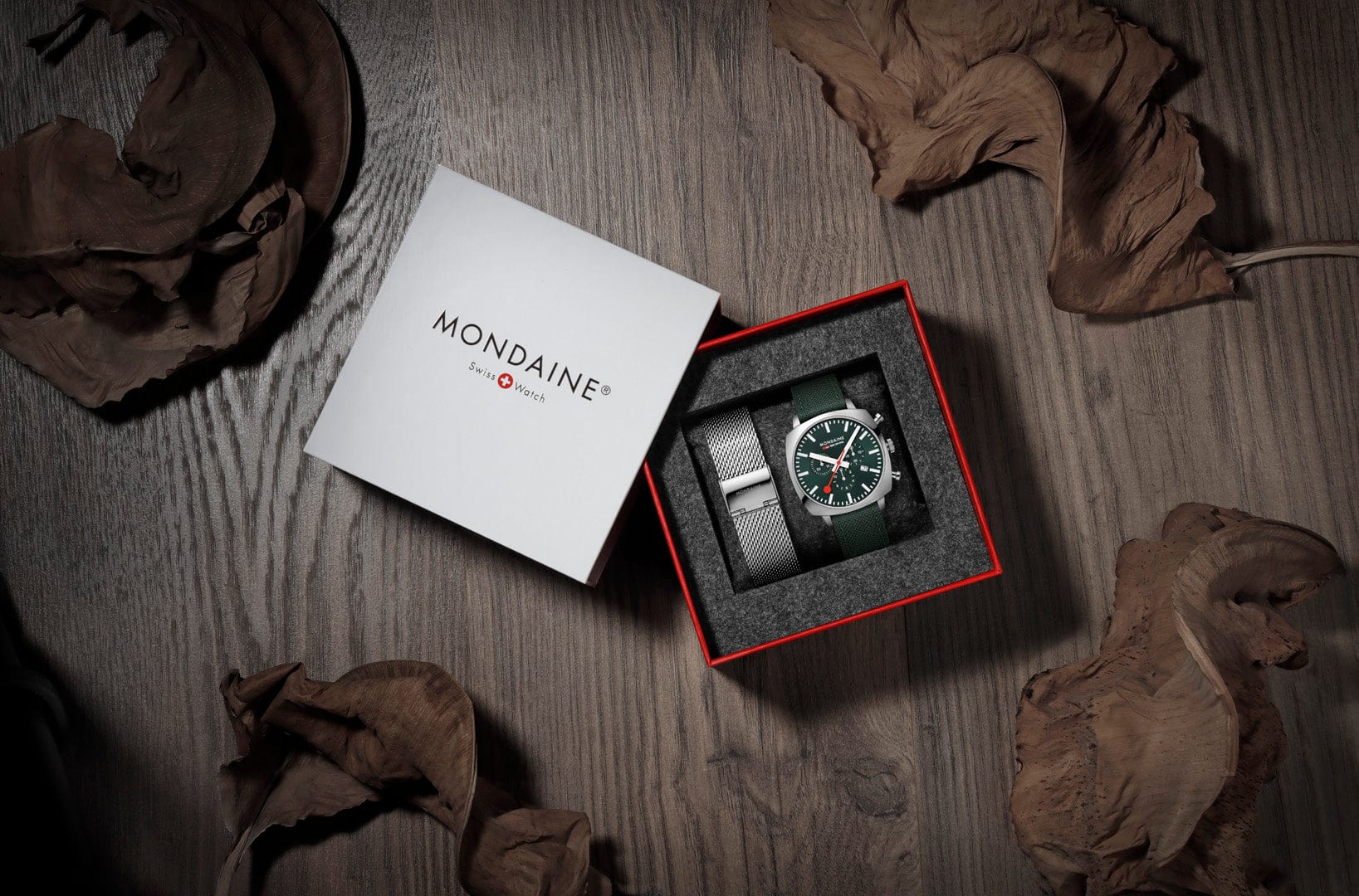 Grand Cushion, Chronograph, 41 mm, Green Textile - Image 11
