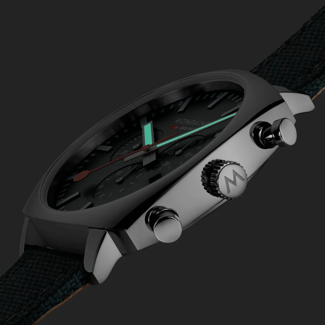 Grand Cushion, Chronograph, 41 mm, Green Textile - Image 6