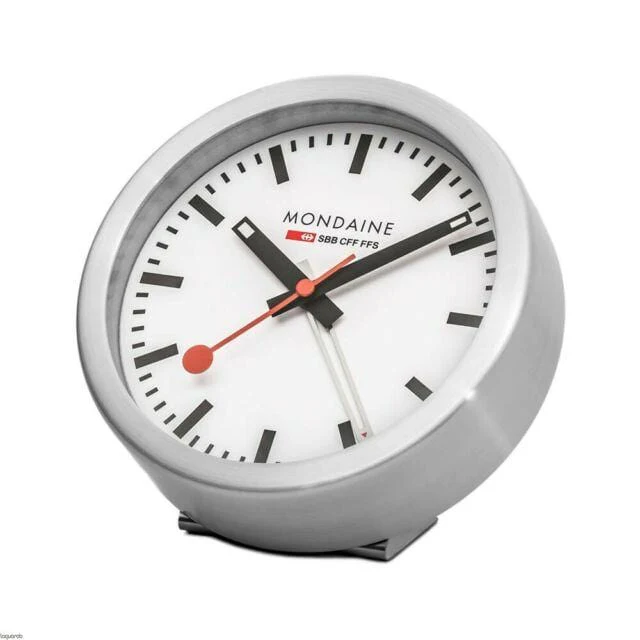 Table clock, 125 mm, White - Image 3