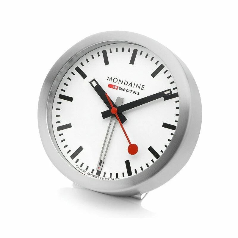 Table clock, 125 mm, White - Image 4