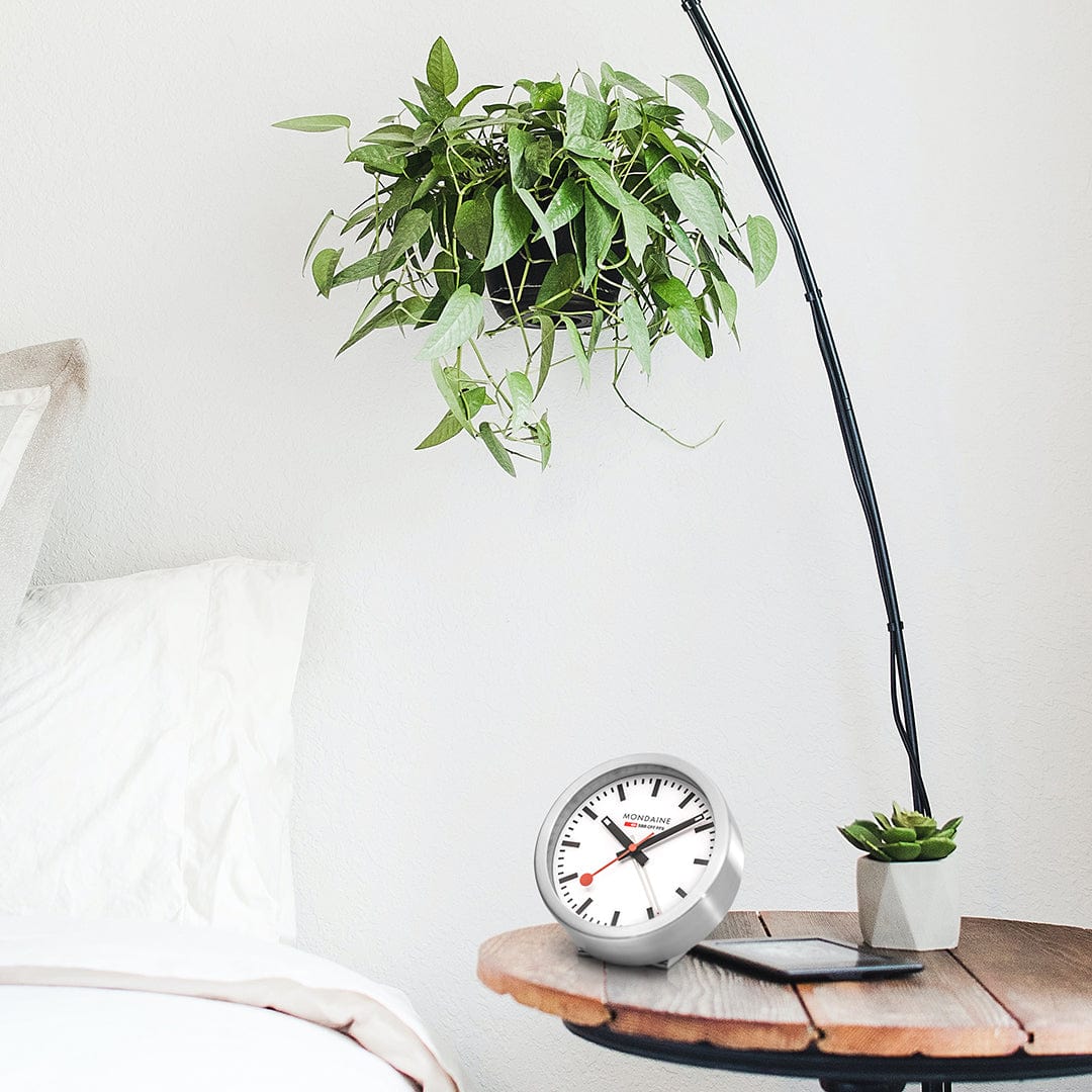 Table clock, 125 mm, White - Image 7