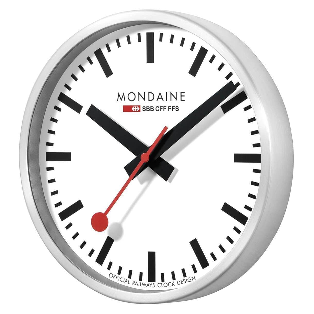 Wall clock, 40cm, Silver Wall Clock - Image 3