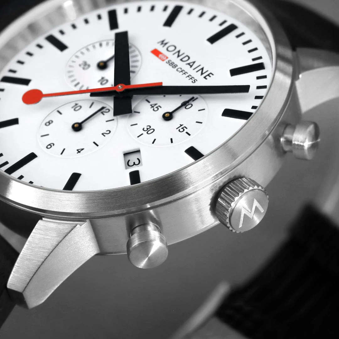 NEO, Brushed Steel, 41 mm, Black Vegan Grape Leather - Image 4
