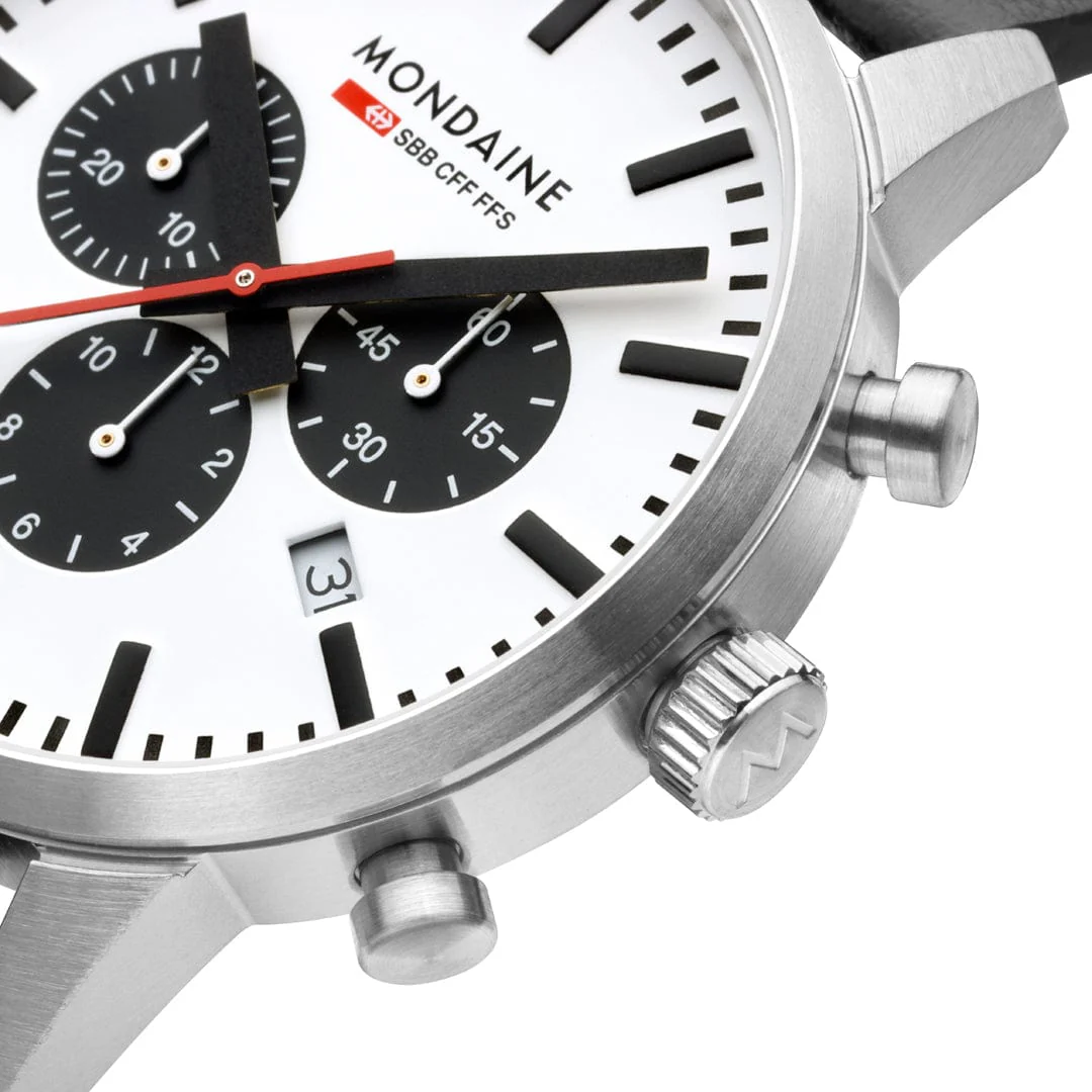 NEO, Brushed Steel, 41 mm, Black Vegan Grape Leather - Image 4