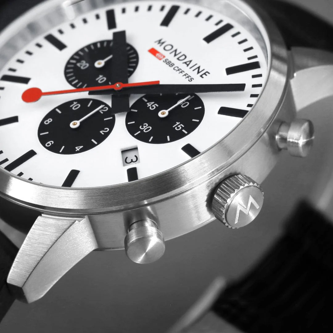 NEO, Brushed Steel, 41 mm, Black Vegan Grape Leather - Image 6