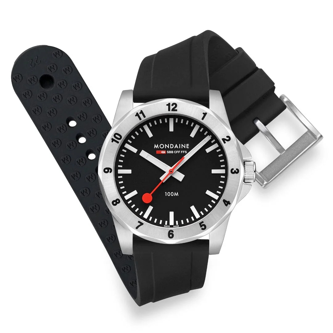 Numeri, 42 mm, Silicone Rubber Watch - Image 11