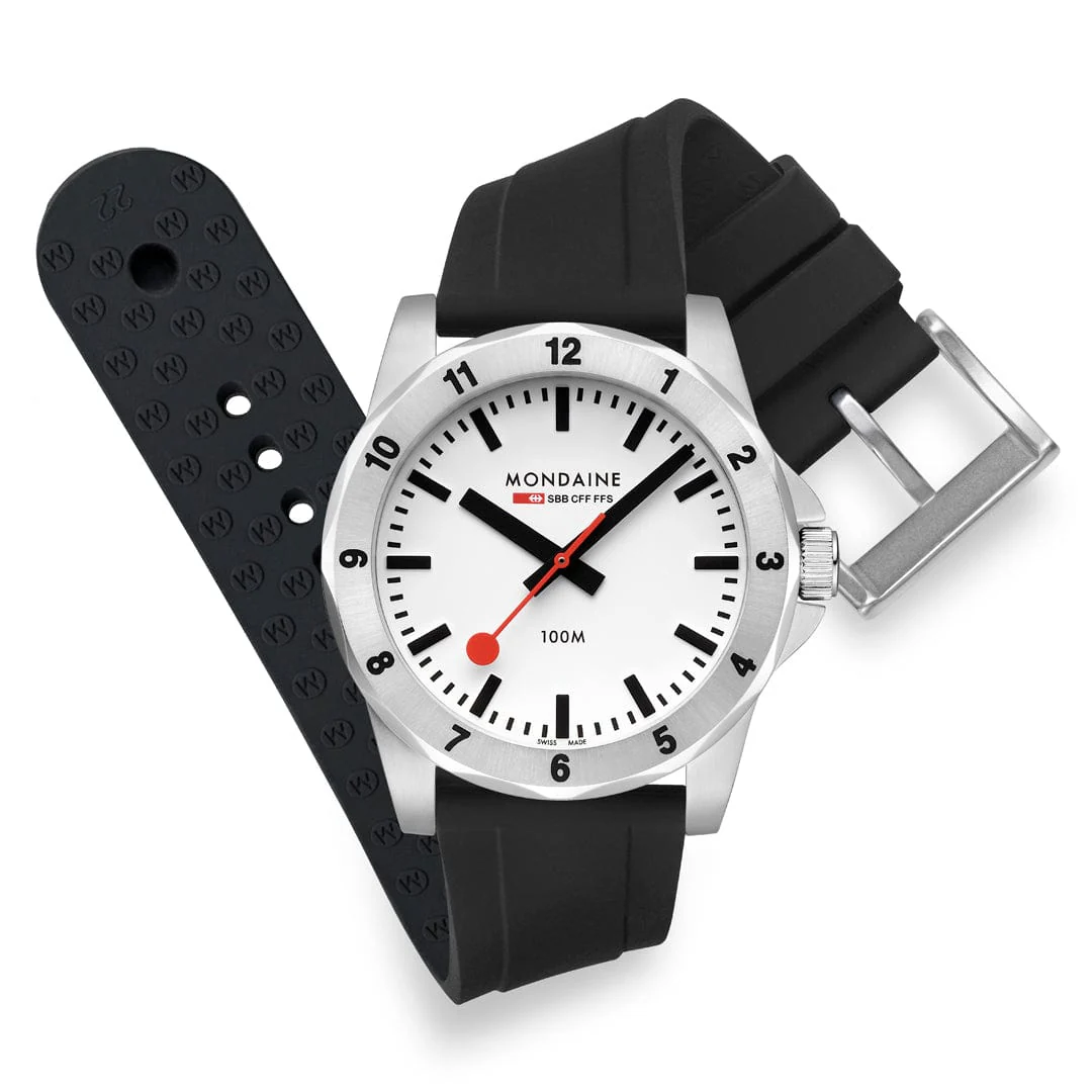 Numeri, 42 mm, Silicone Rubber Watch - Image 14