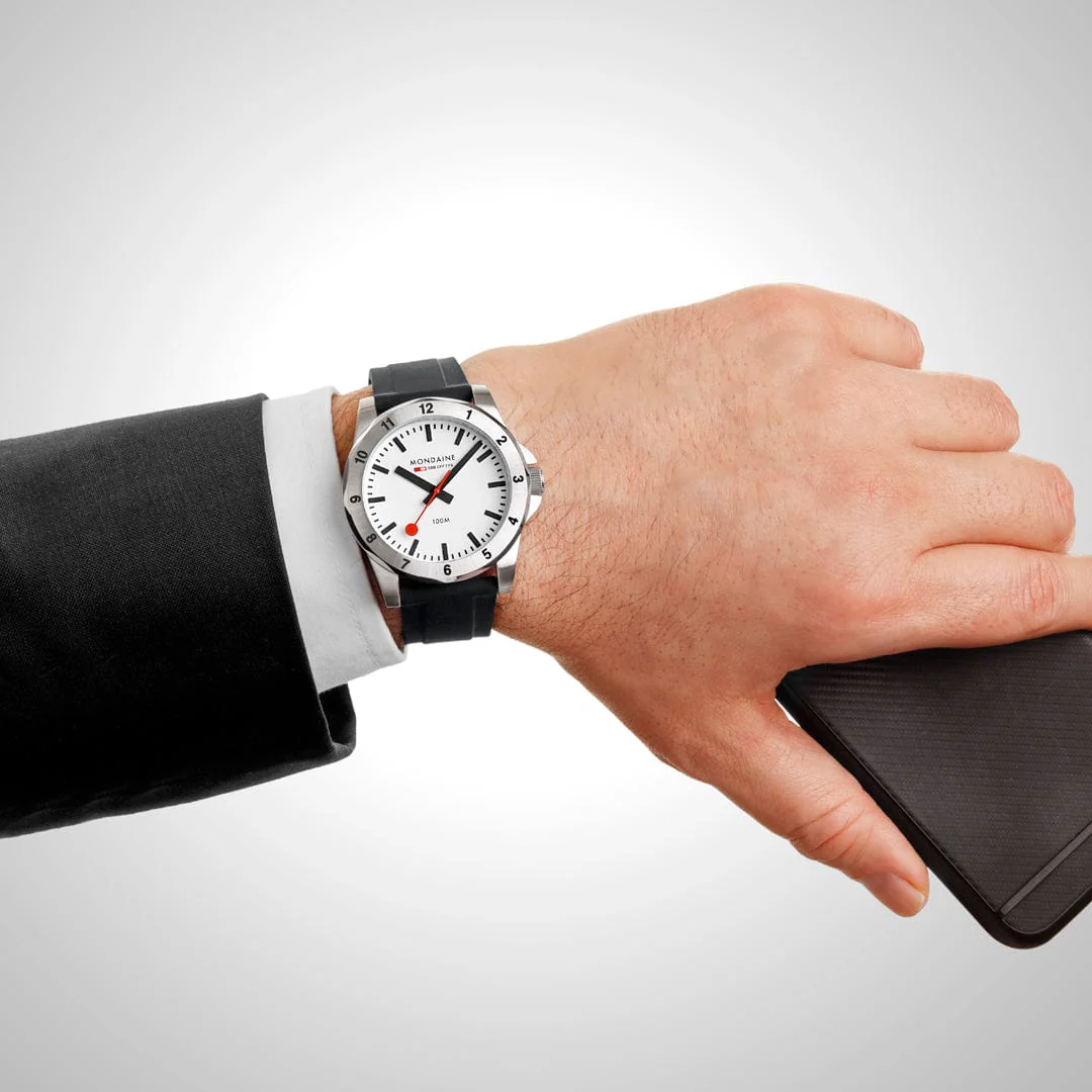 Numeri, 42 mm, Silicone Rubber Watch - Image 15
