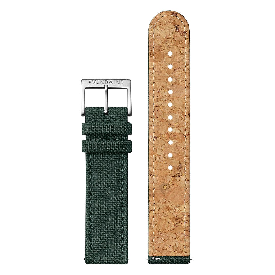Classic, Brushed Steel, 40 mm, Forest Green Watch - Image 8