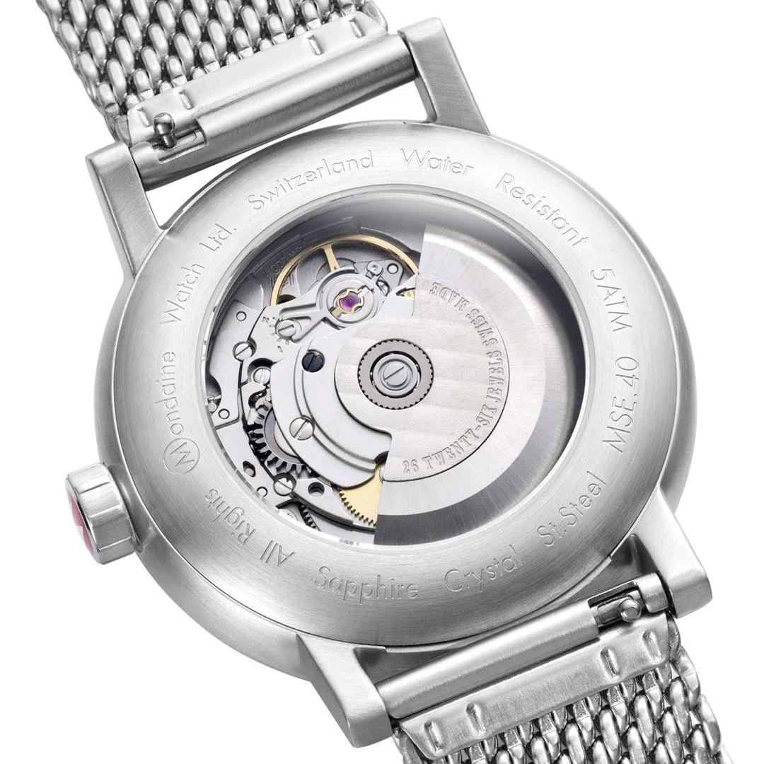 Evo2, Automatic, Polished Steel, 40 mm, Stainless Steel - Image 3