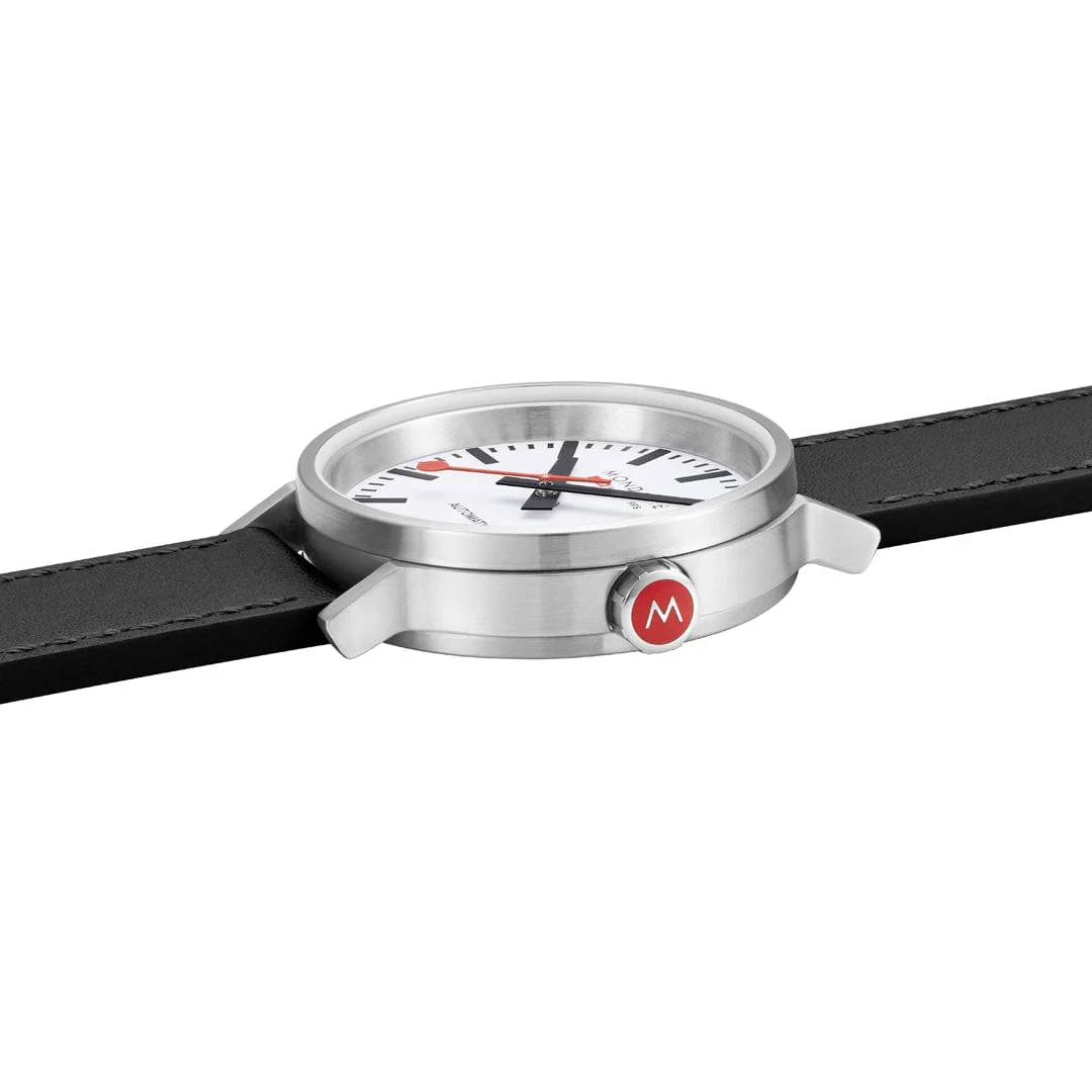 Original Automatic, 41 mm, Black Vegan Leather Watch - Image 3
