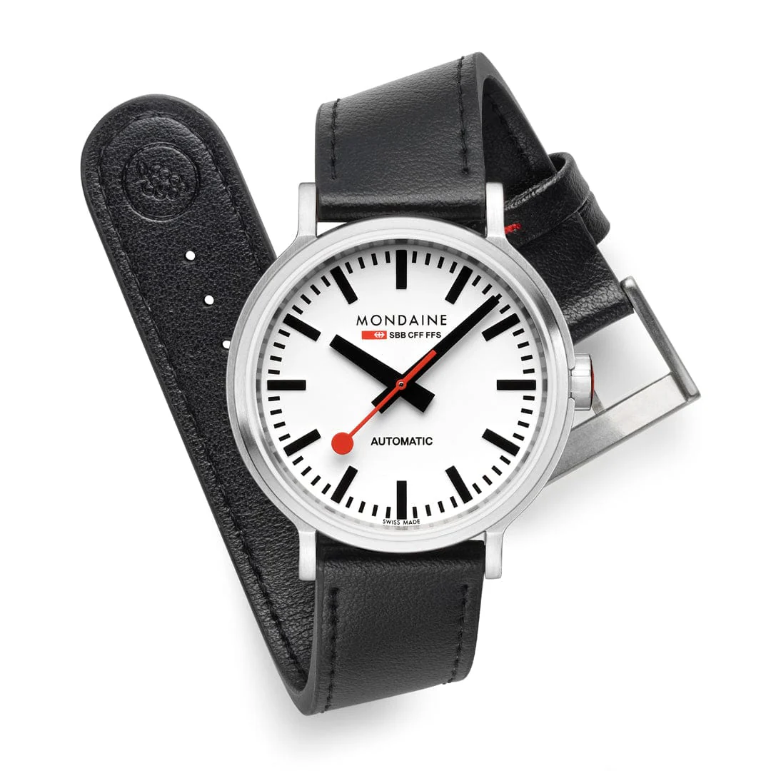 Original Automatic, 41 mm, Black Vegan Leather Watch - Image 5