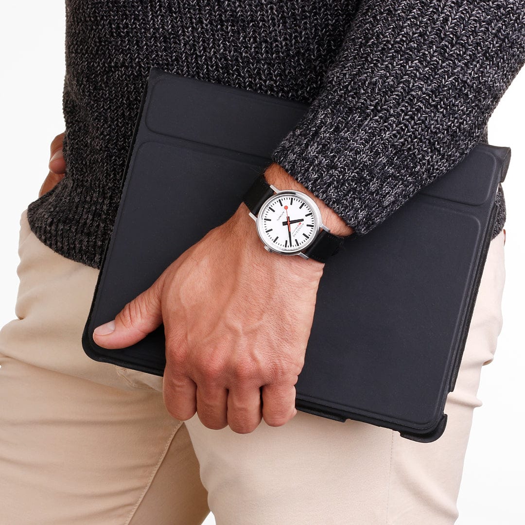 Original Automatic, 41 mm, Black Vegan Leather Watch - Image 7