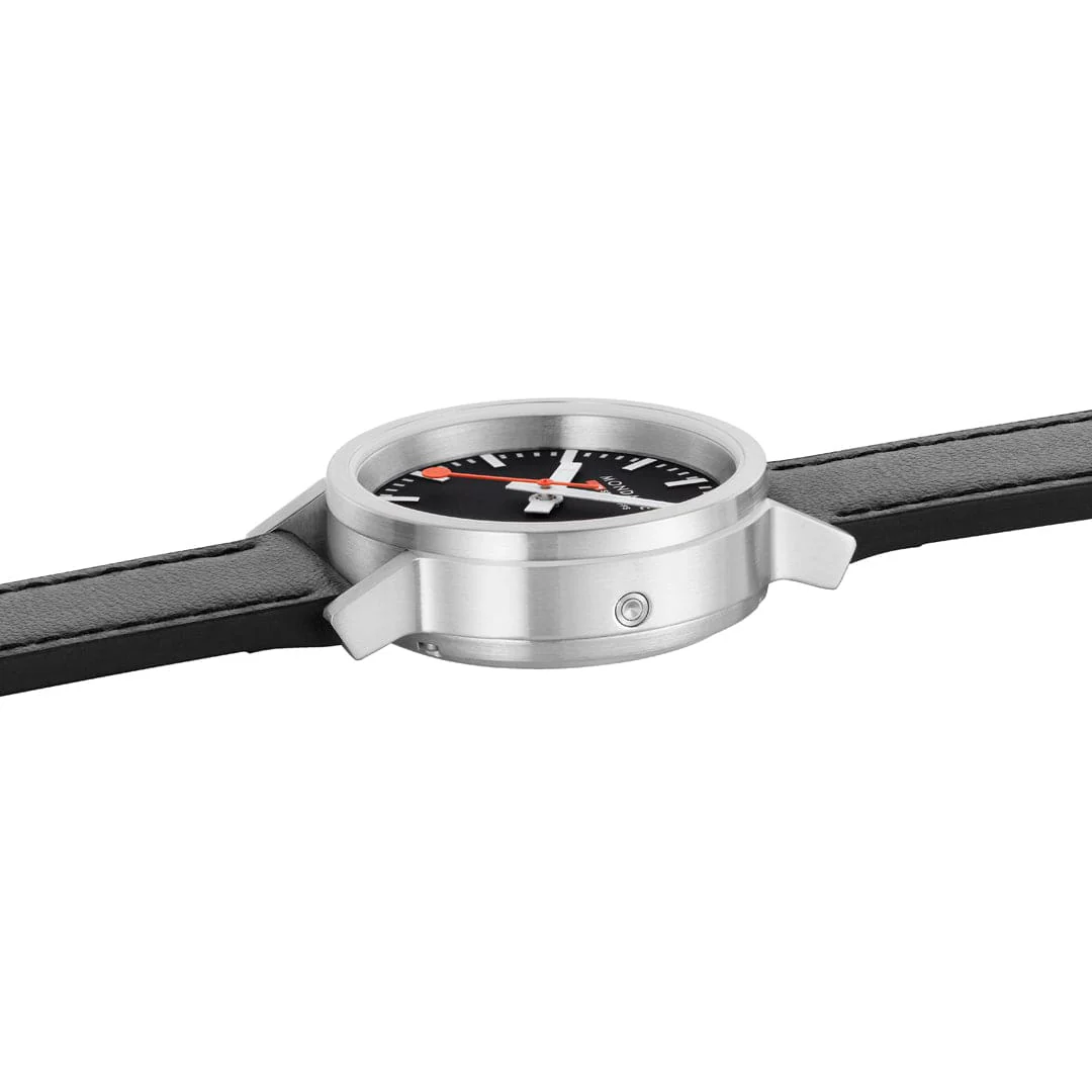 stop2go, 34 mm, Black Vegan Leather watch - Image 10