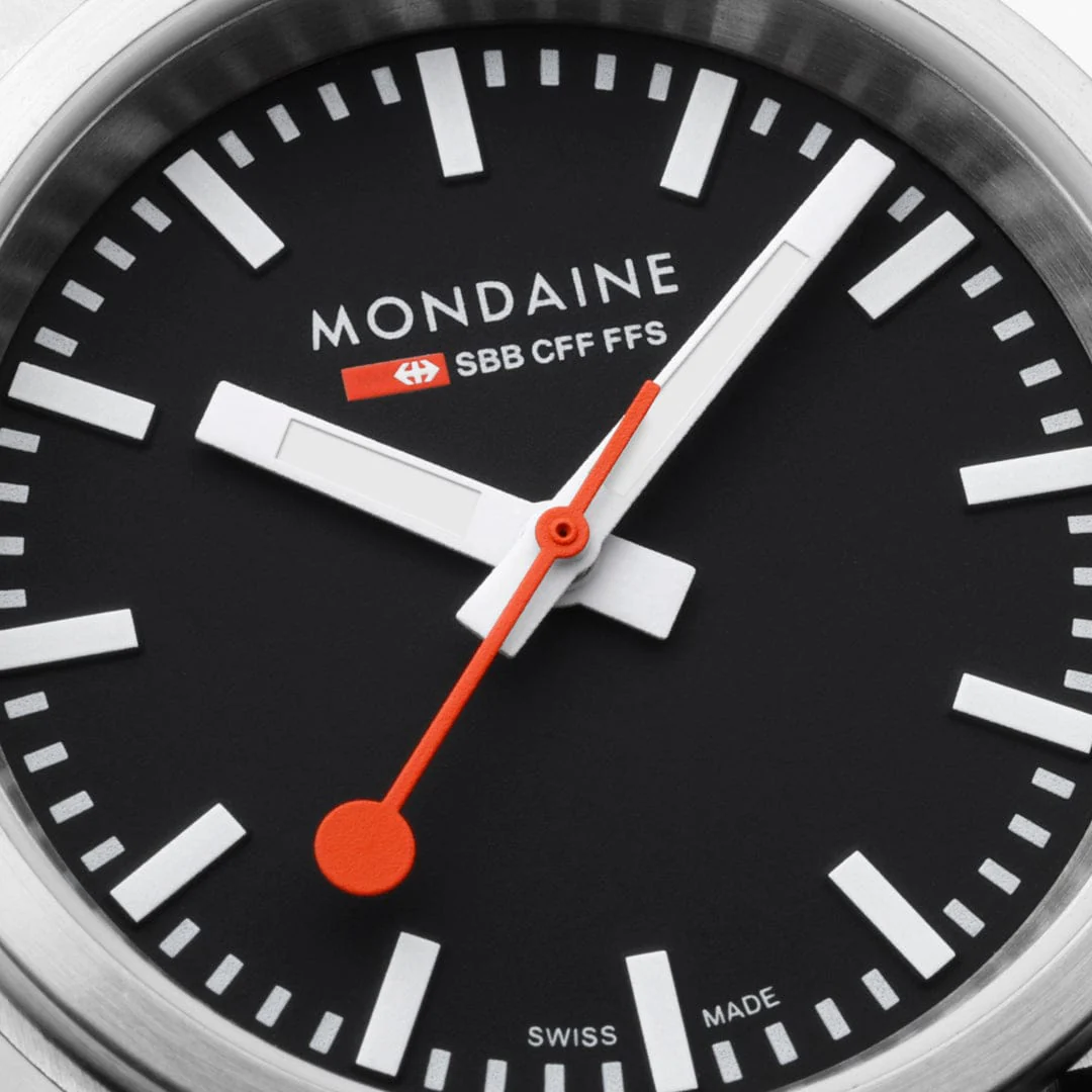 stop2go, 34 mm, Black Vegan Leather watch - Image 5