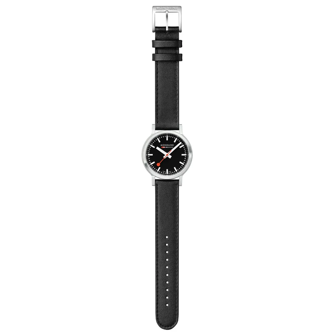 stop2go, 34 mm, Black Vegan Leather watch - Image 7