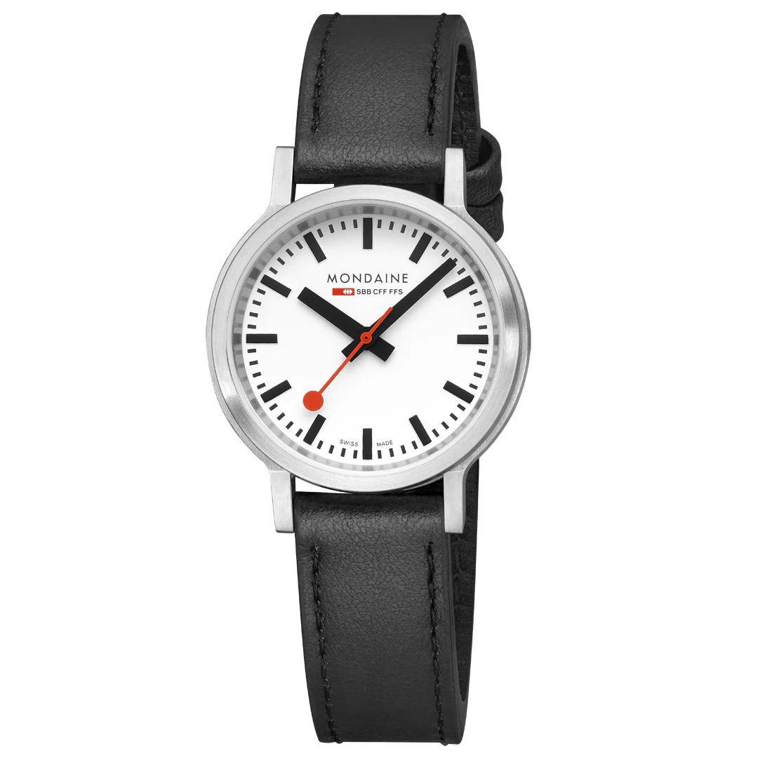 stop2go, 34 mm, Black Vegan Leather watch - Image 4