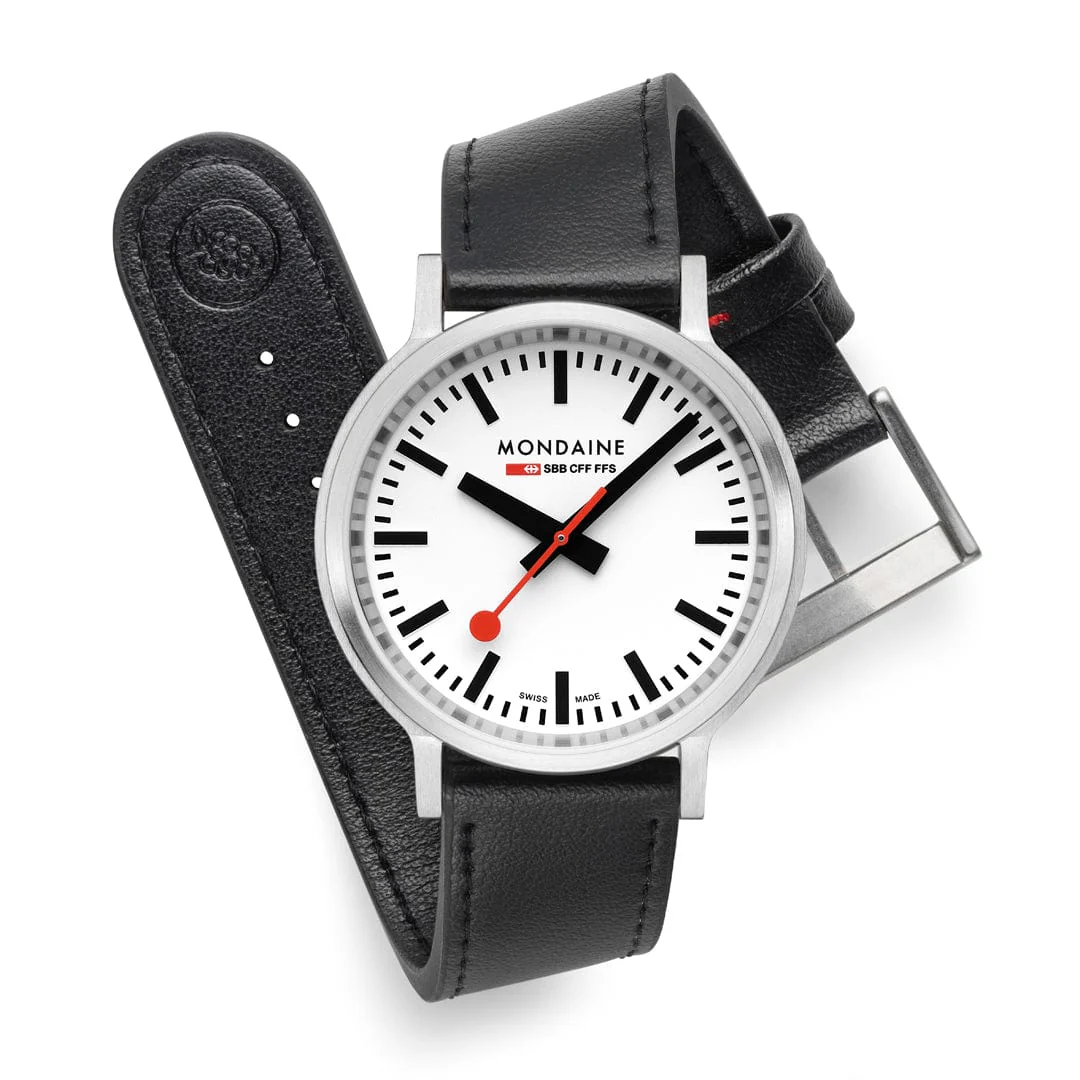 stop2go, 41 mm, Black Vegan Leather - Image 10