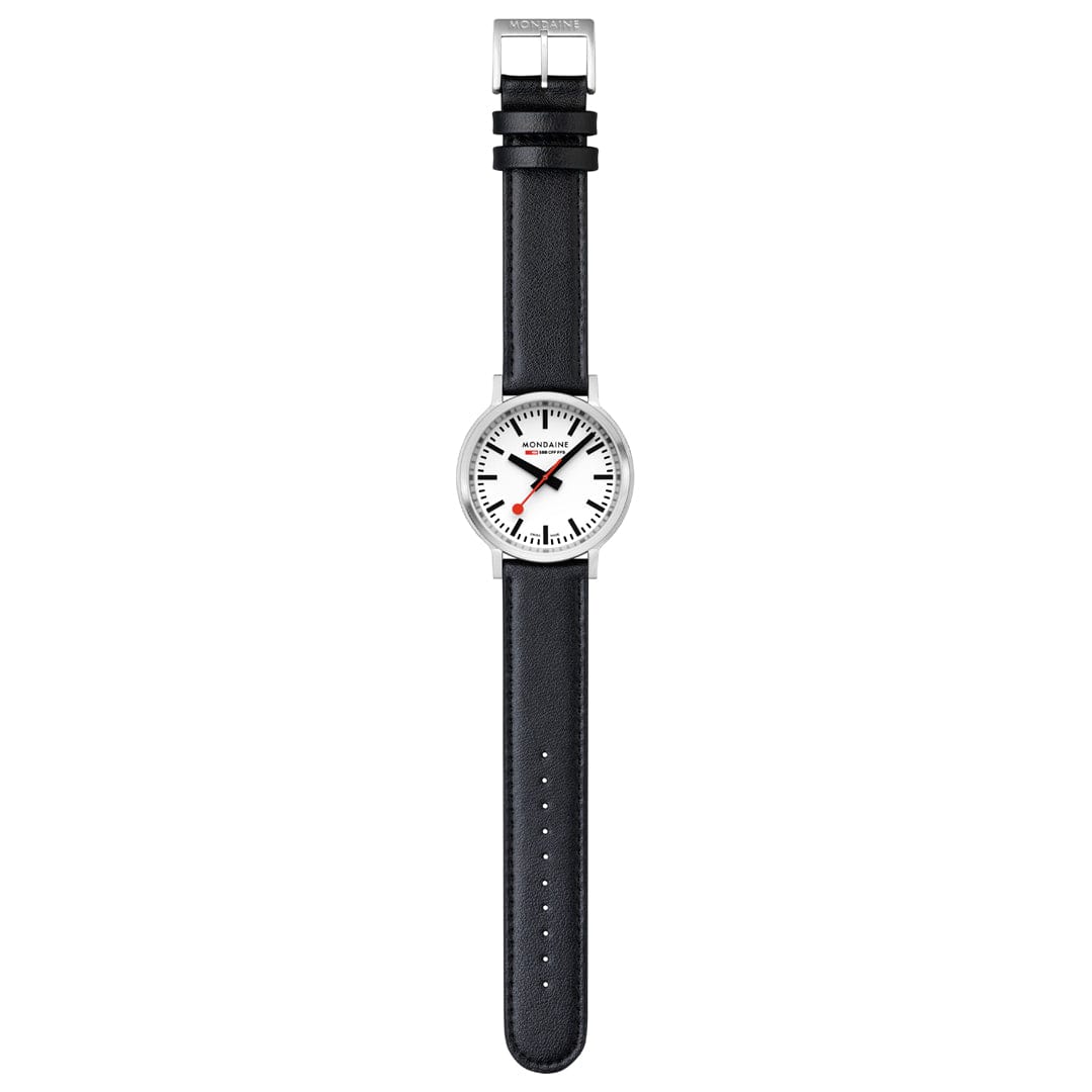 stop2go, 41 mm, Black Vegan Leather - Image 9