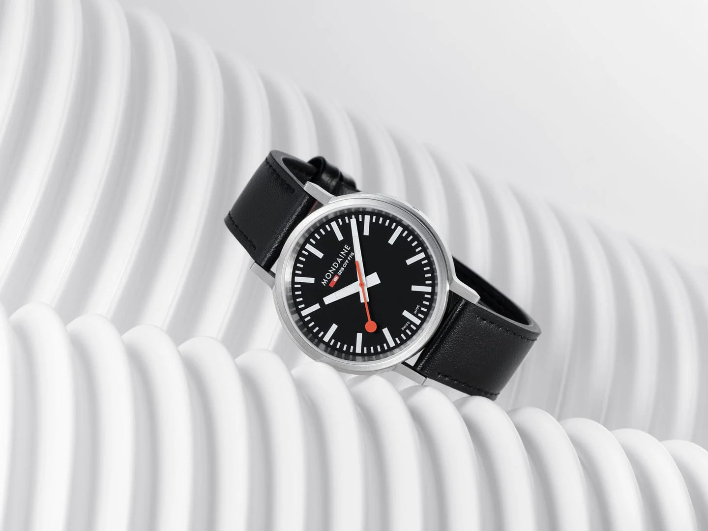 stop2go, 41 mm, Black Vegan Leather - Image 14