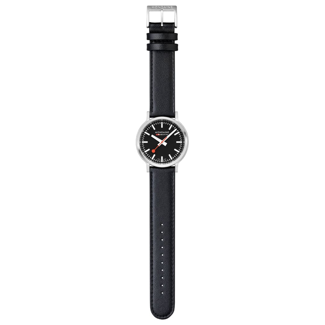 stop2go, 41 mm, Black Vegan Leather - Image 9